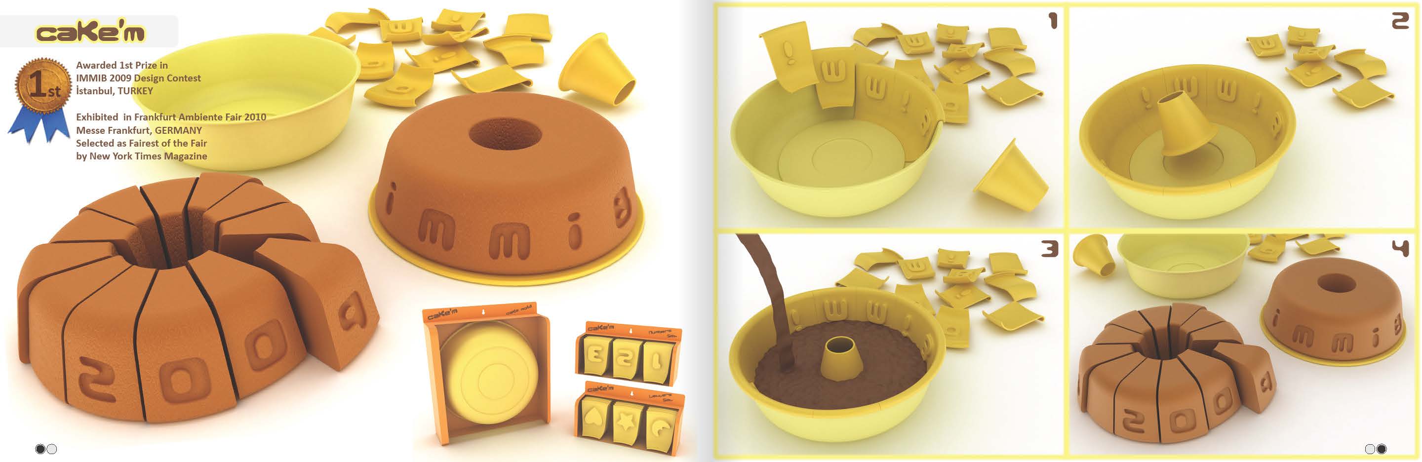 Cake'm Personal Cake-mold | IMMIB 1st Prize Design Award