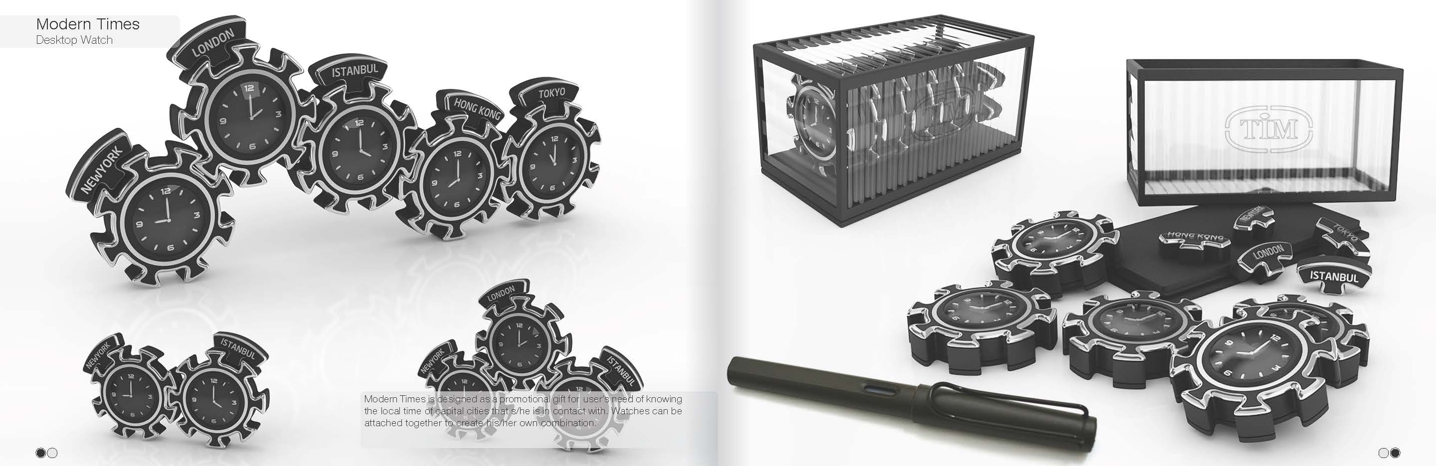 Modern Times | Desktop Gift, Global Time Zones